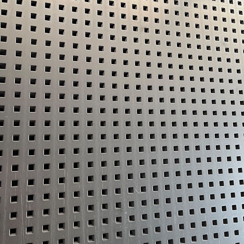 Square Hole Aluminum Perforated Metal