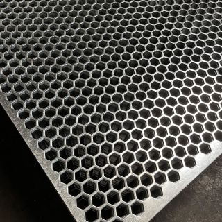 Aluminum Hexagonal Perforated Metal Sheet