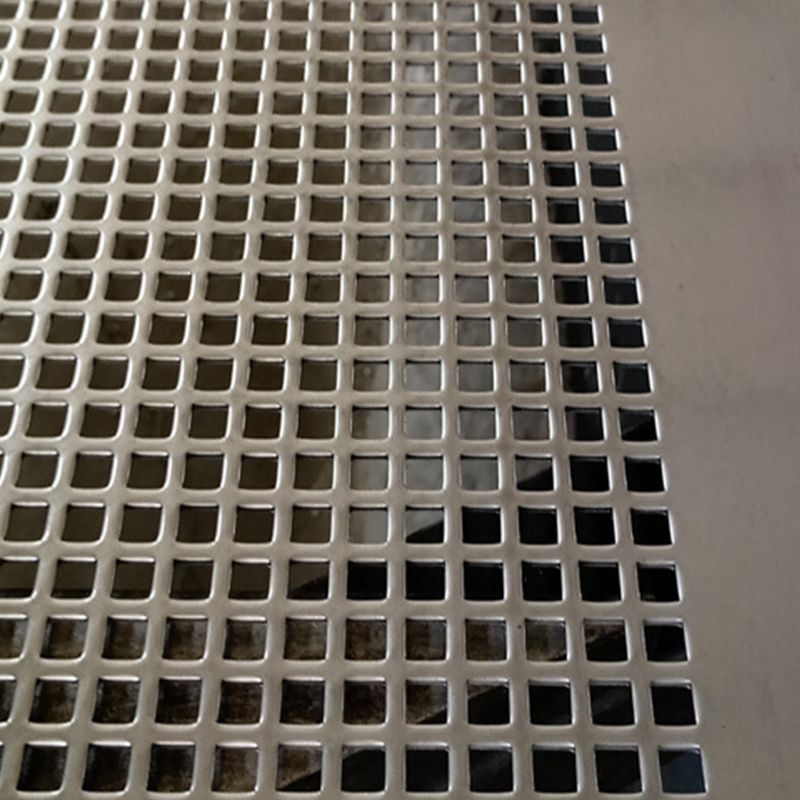 Square Hole Perforated Steel Mesh