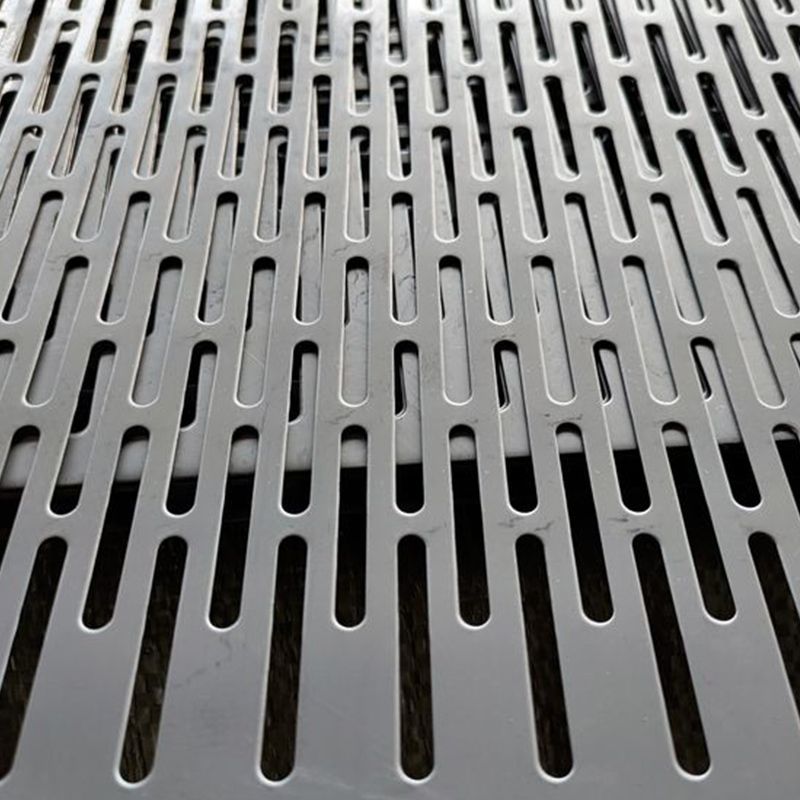 Slot Hole Perforated Steel Mesh